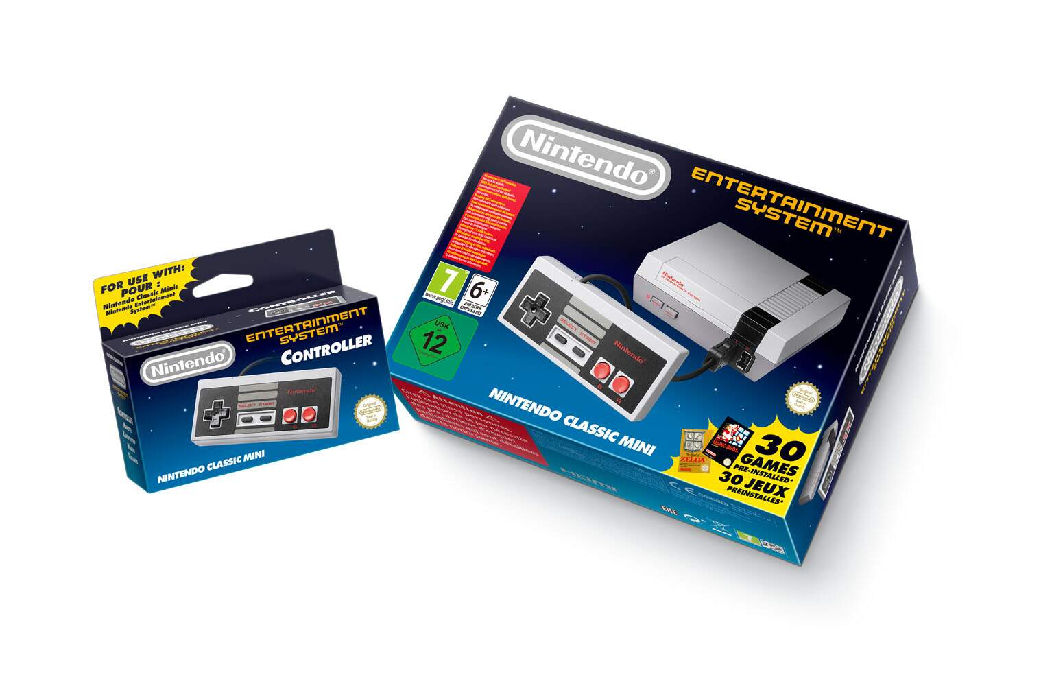 Nintendo Classic Mini: Nintendo Entertainment System Packshot
