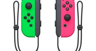 Nintendo Switch Joy-Con Neon-Grün und Neon-Pink
