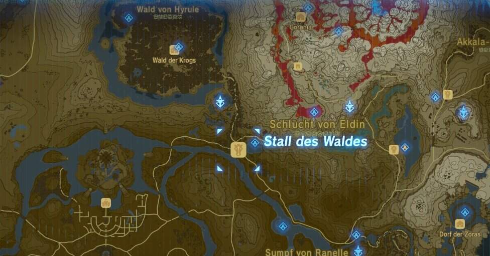 The Legend of Zelda Breath of the Wild Stall des Waldes