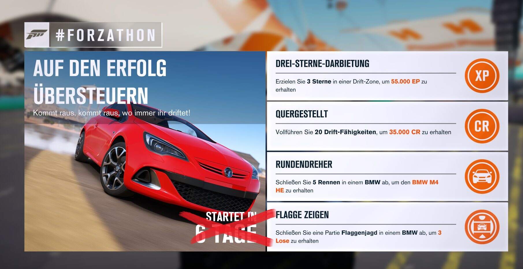 Forza Horizon 3 #Forzathon Guide KW 49 – Auf den Erfolg übersteuern