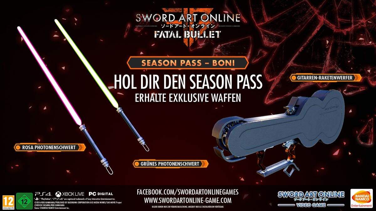 Sword Art Online: Fatal Bullet Vorbestellerboni 
