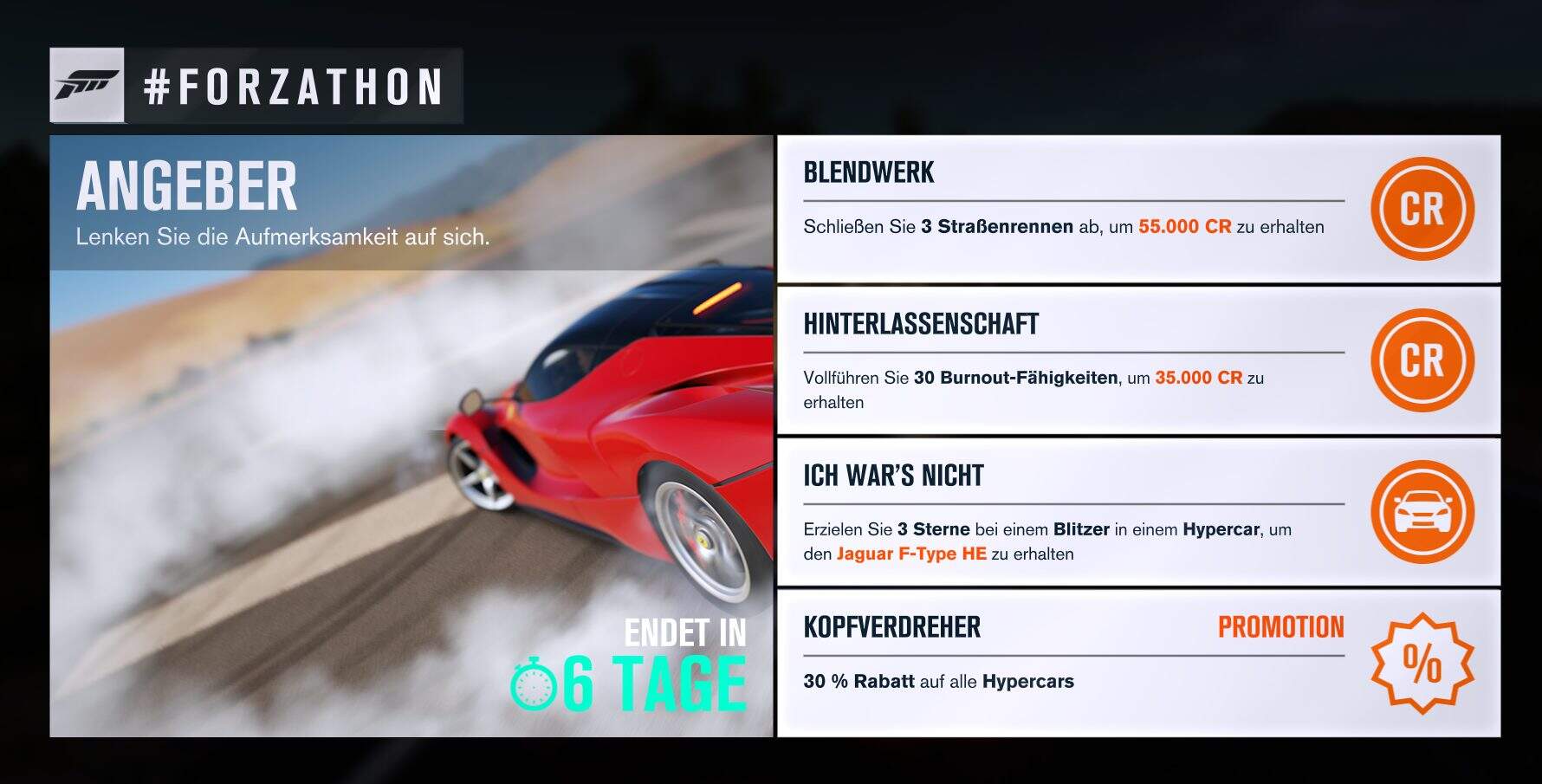 Forza Horizon 3 #Forzathon Guide KW 15 – Angeber