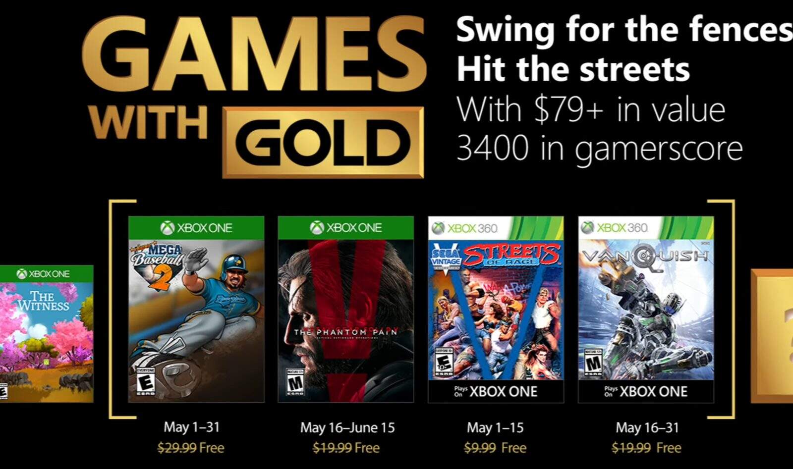 Games with Gold Mai 2018 