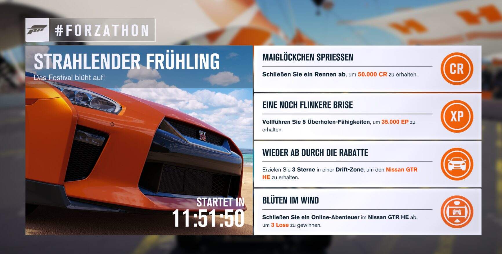 Forza Horizon 3 #Forzathon Guide KW 19 – Strahlender Frühling 