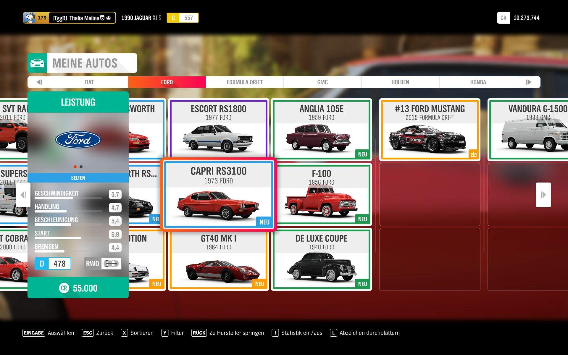 Forza Horizon 4 Ford Capri