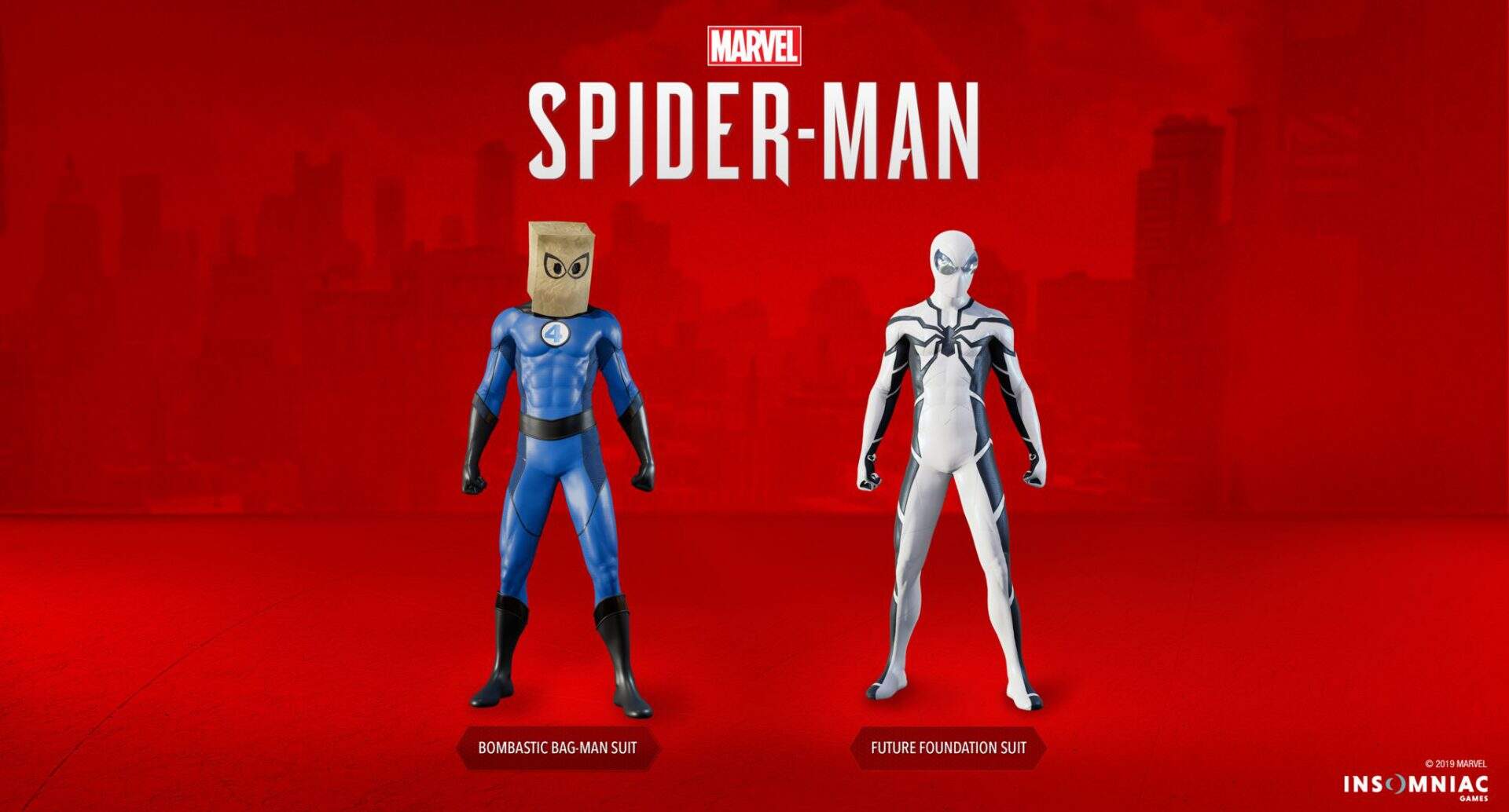 Marvel’s Spider-Man Fantastic Four Suits