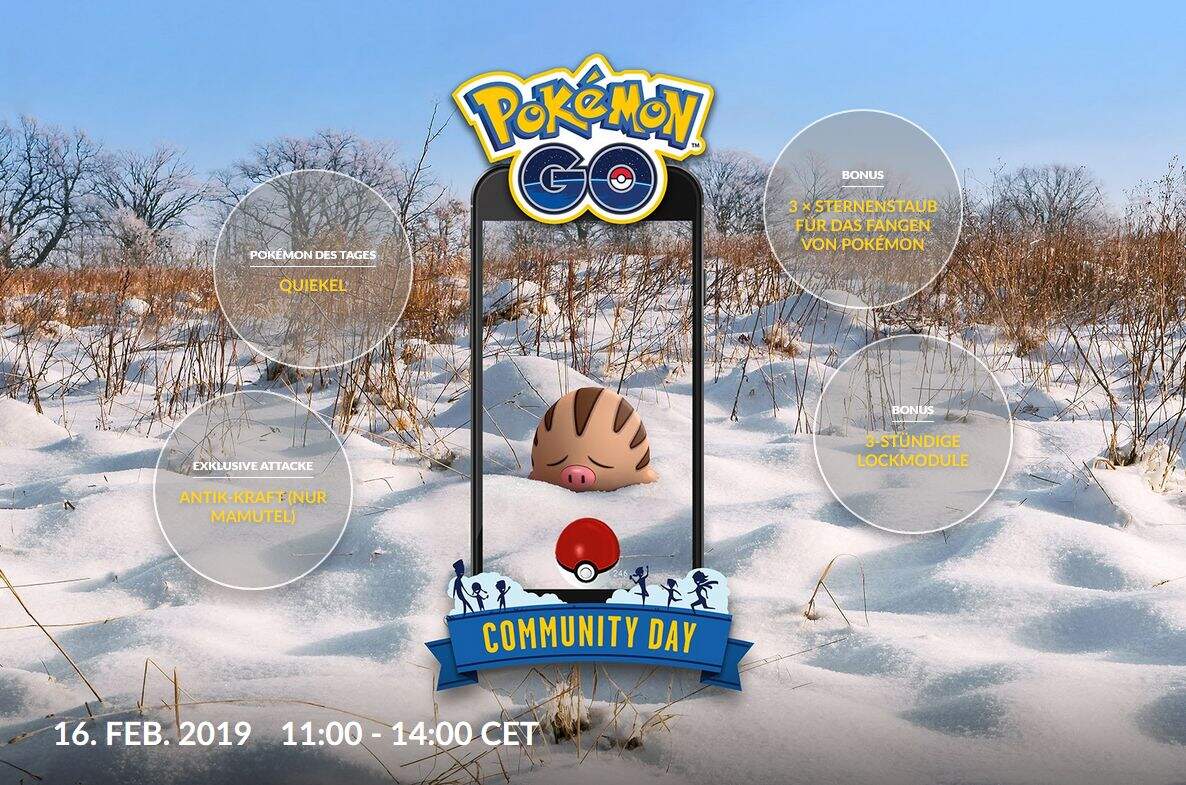 Pokémon GO Februar Community Day 
