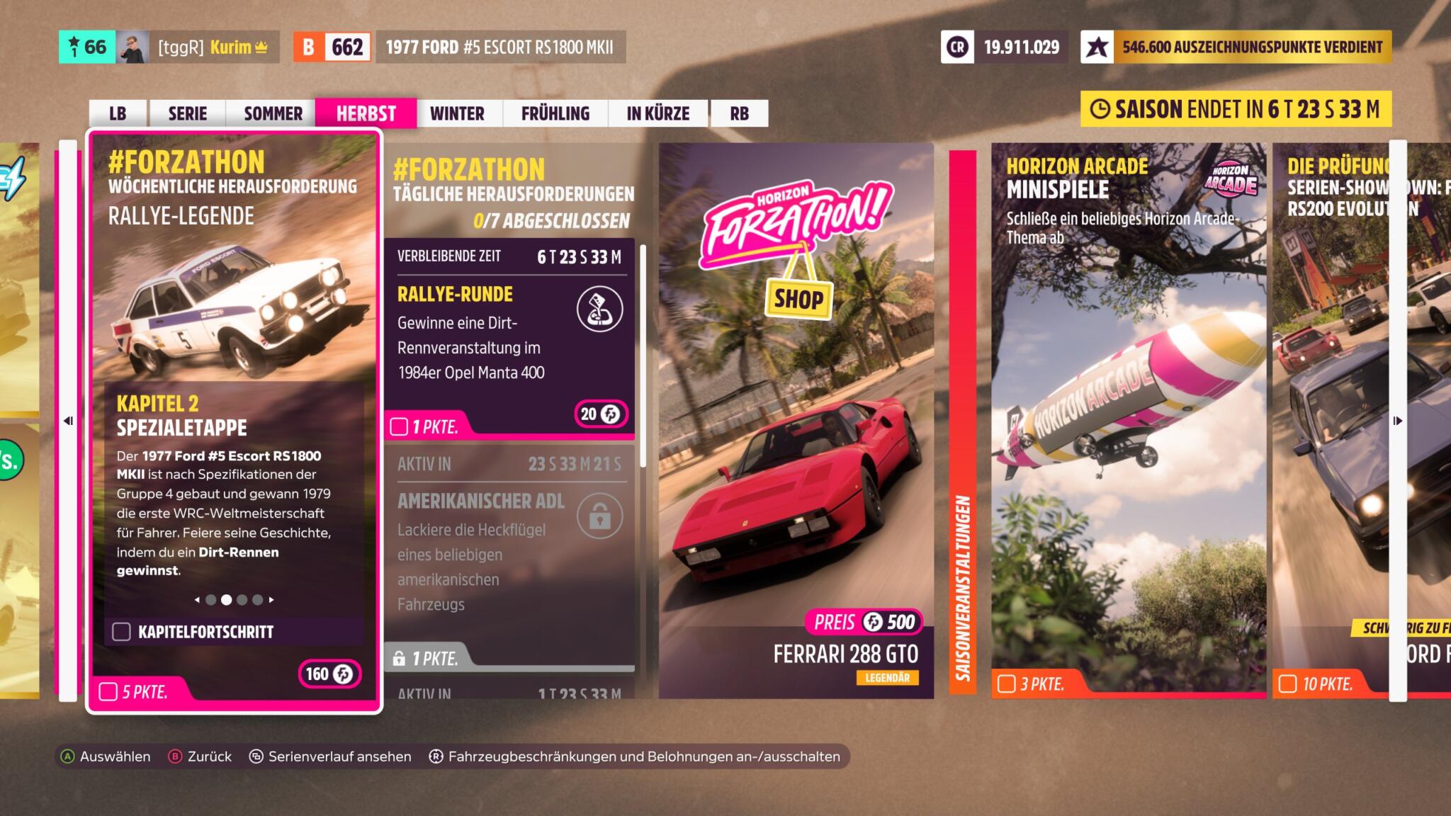 Forza Horizon Forzathon Guide Kw Rallye Legende Totallygamergirl